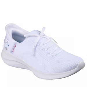 Skechers Women's Polished Charm Rhinestone Slip-On NWT ULTRA FLEX Shoe 9.5